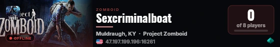 Sexcriminalboat live status badge