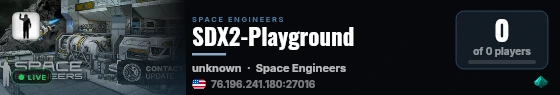 SDX2-Playground live status badge