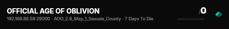 OFFICIAL AGE OF OBLIVION live status badge