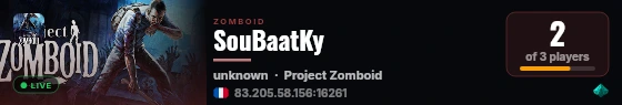 SouBaatKy live status badge
