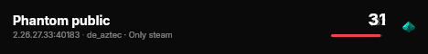 Phantom public live status badge
