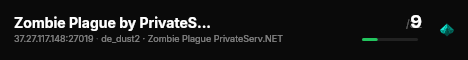 Zombie Plague by PrivateServ.NET live status badge