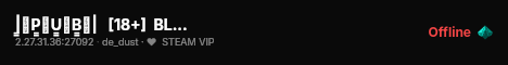 |͇̿P͇̿U͇̿B͇̿|   [18+]  BLACK PUBLIC SERVER ♥ live status badge
