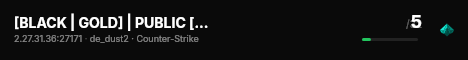 [BLACK | GOLD] | PUBLIC [18+] live status badge
