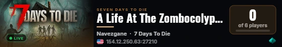 A Life At The Zombocolypse live status badge