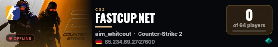 FASTCUP.NET live status badge