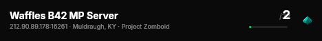 Waffles B42 MP Server live status badge
