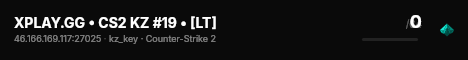 XPLAY.GG • CS2 KZ #19 • [LT] live status badge