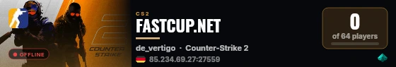 FASTCUP.NET live status badge