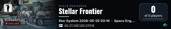 Stellar Frontier live status badge