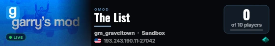 The List live status badge