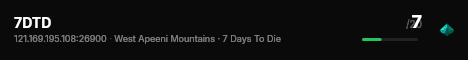 7DTD live status badge