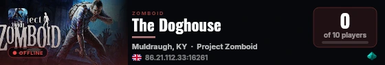 The Doghouse live status badge