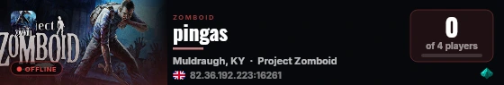 pingas live status badge