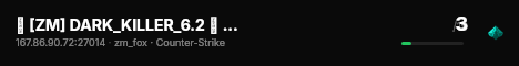 ⚡ [ZM] DARK_KILLER_6.2 ⚡ [FAST_FDL ]  No Lag [Official Server] live status badge