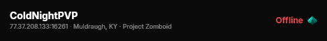 ColdNightPVP live status badge