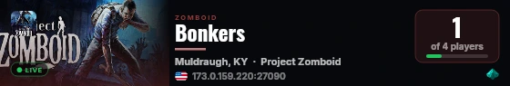 Bonkers live status badge