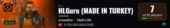 HLGuru (MADE IN TURKEY) live status badge