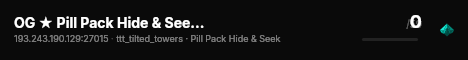 OG ★ Pill Pack Hide & Seek | Season 1 | Since 2024 live status badge