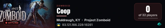 Coop live status badge