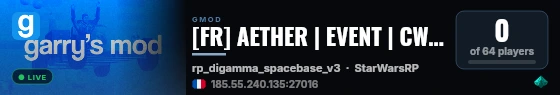 [FR] AETHER | EVENT | CWRP live status badge