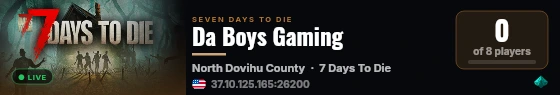 Da Boys Gaming live status badge