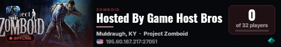 Hosted By Game Host Bros live status badge