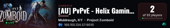 [AU] PvPvE - Helix Gaming [42.20.2 Vanilla+] live status badge