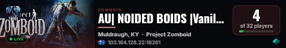 AU| NOIDED BOIDS |Vanilla Extinction PvE|WIPELESS live status badge