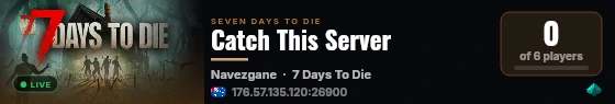 Catch This Server live status badge