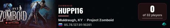 HUPPI16 live status badge
