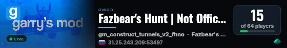 Fazbear's Hunt | Not Official (EKB) live status badge