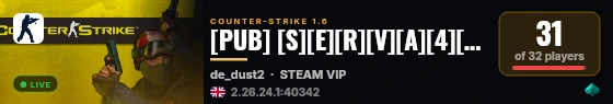 [PUB] [S][E][R][V][A][4][0][K] 18+ live status badge