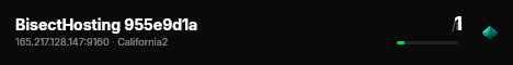 BisectHosting 955e9d1a live status badge