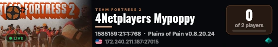 4Netplayers Mypoppy live status badge