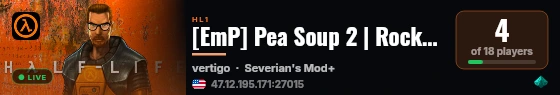 [EmP] Pea Soup 2 | RockTheVote + bhop live status badge