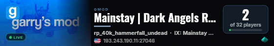 Mainstay | Dark Angels Roleplay | Discord - apsRzfXRWM live status badge