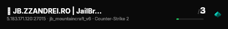 ✺ JB.ZZANDREI.RO | JailBreak ✺ [CS2] live status badge
