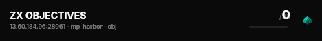 ZX OBJECTIVES live status badge