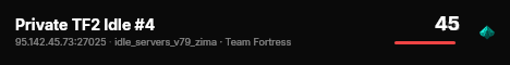 Private TF2 Idle #4 live status badge