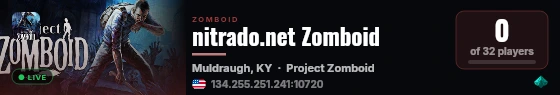 nitrado.net Zomboid live status badge