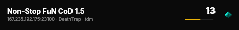 Non-Stop FuN CoD 1.5 live status badge