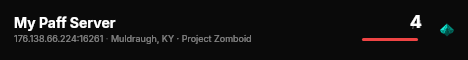 My Paff Server live status badge