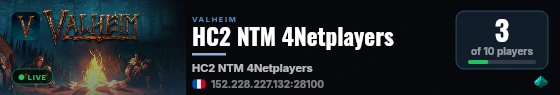 HC2 NTM 4Netplayers live status badge