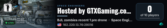 Hosted by GTXGaming.co.uk live status badge
