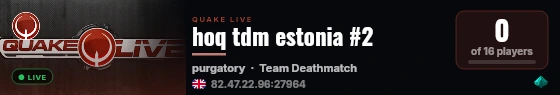 hoq tdm estonia #2 live status badge