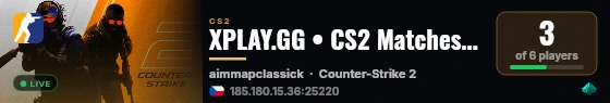 XPLAY.GG • CS2 Matches #704 live status badge