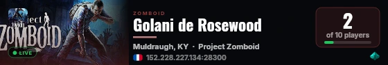 Golani de Rosewood live status badge