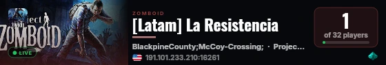 [Latam] La Resistencia live status badge