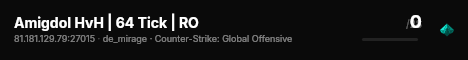 Amigdol HvH | 64 Tick | RO live status badge